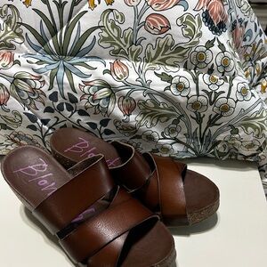Blowfish Brown Mules Comfortable Classic Design